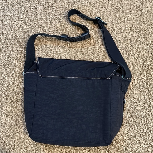 Kipling Bags Kipling Black And Tan Nylon Large Padded Multipocket